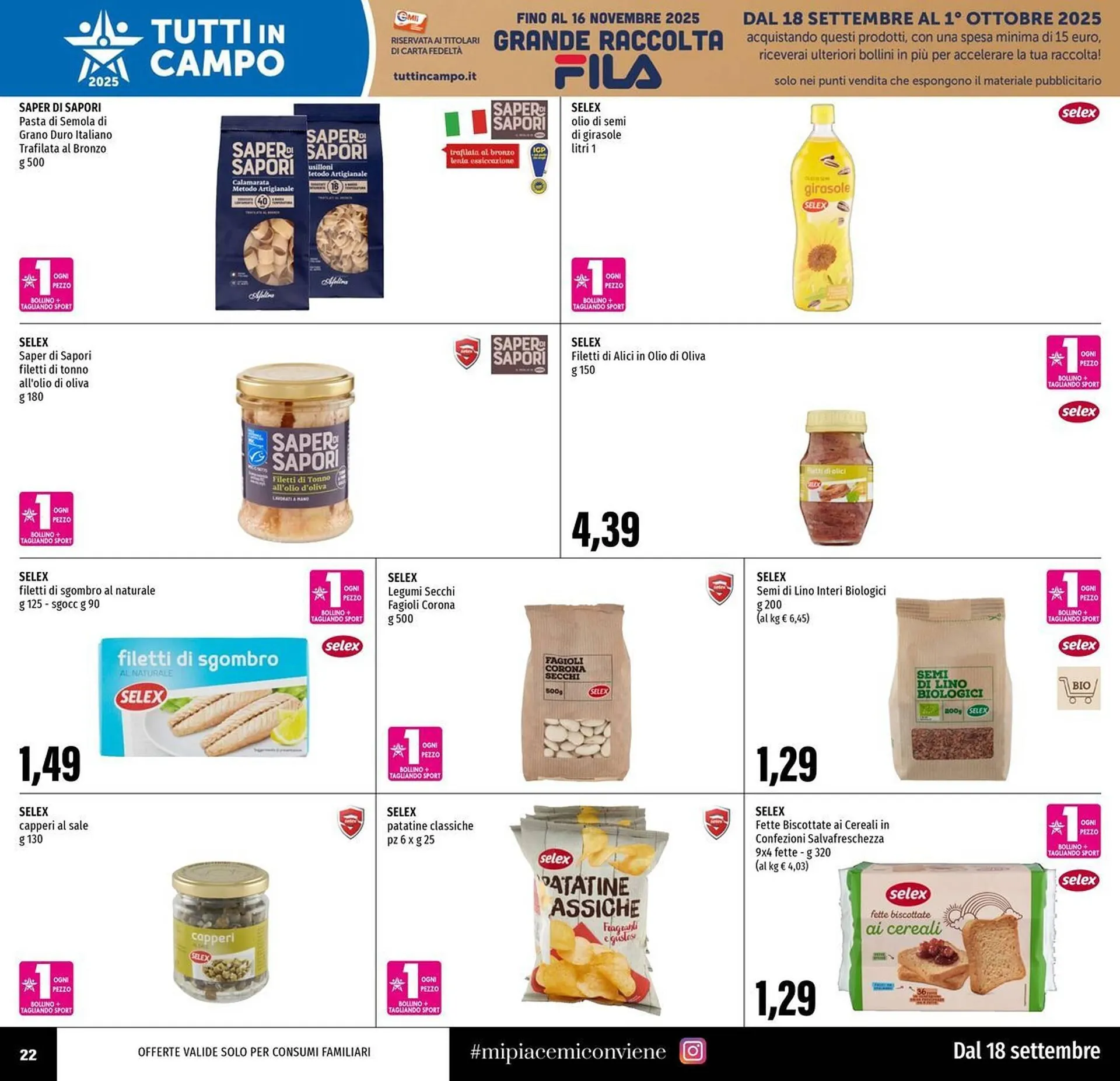 Volantino Emi Supermercati da 18 settembre a 1 ottobre di 2025 - Pagina del volantino 22