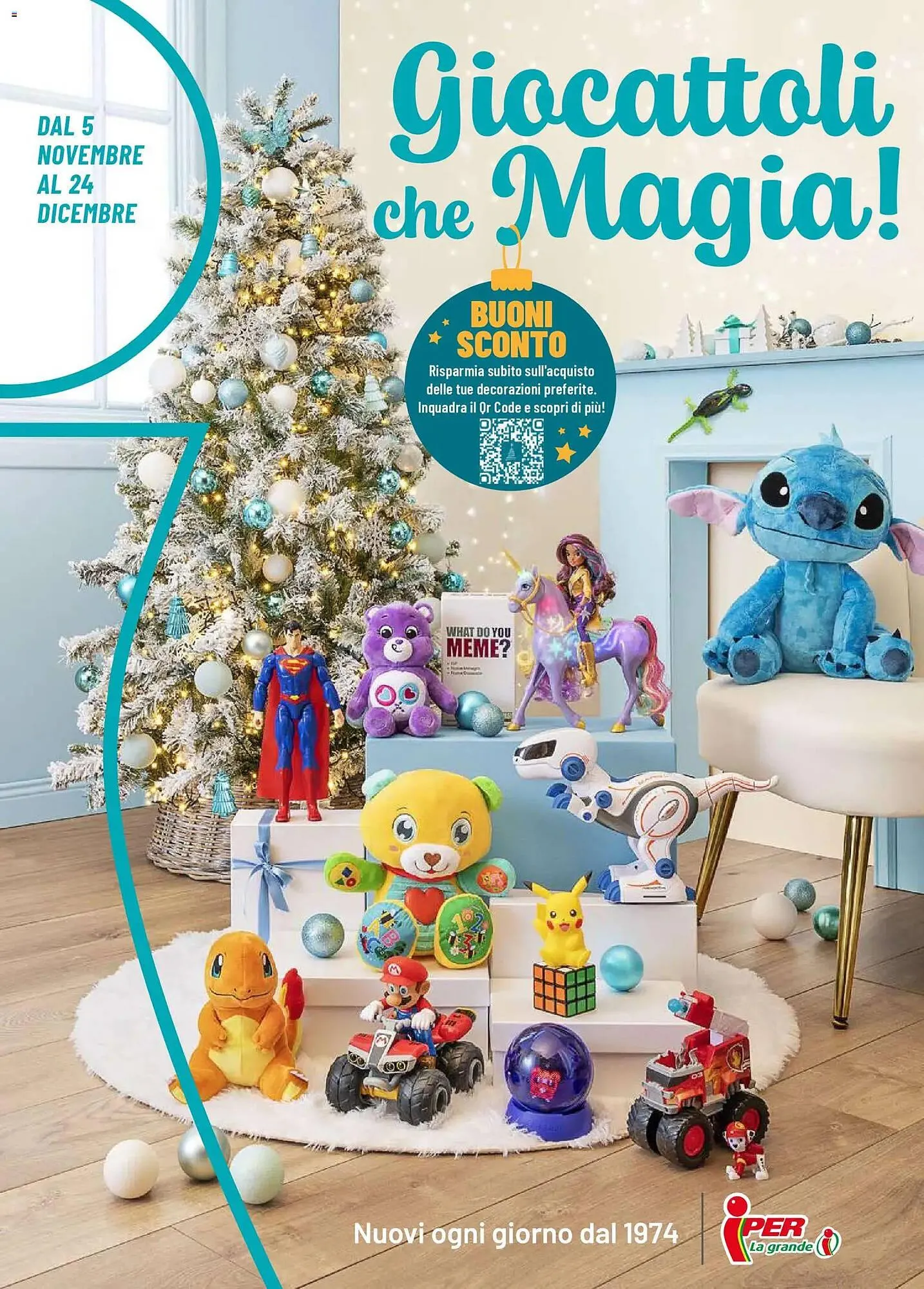Volantino Iper La Grande da 5 novembre a 24 dicembre di 2025 - Pagina del volantino 1