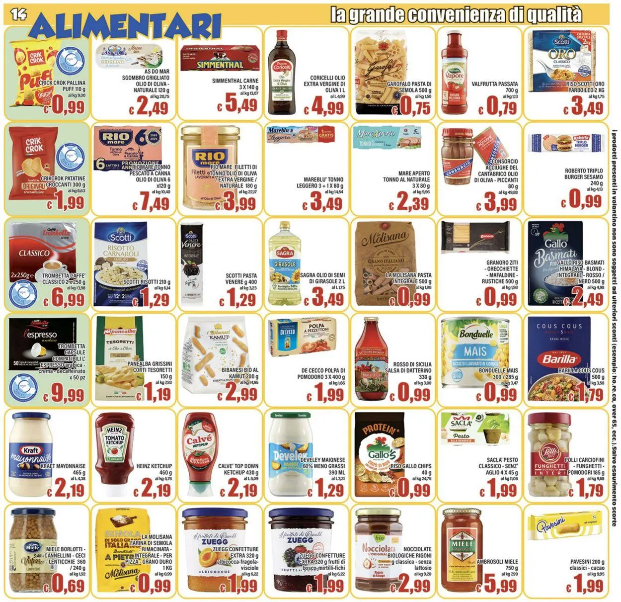 Top Supermercati Volantino attuale da 4 dicembre a 18 dicembre di 2025 - Pagina del volantino 14