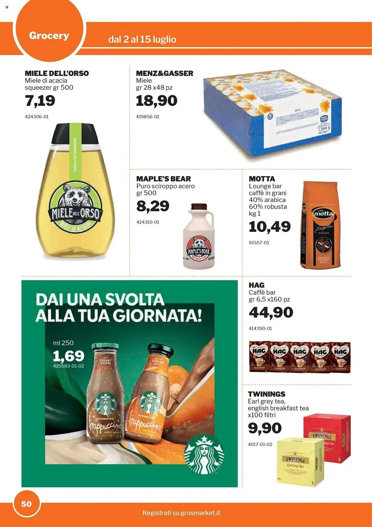 Volantino GrosMarket da 2 luglio a 15 luglio di 2025 - Pagina del volantino 50