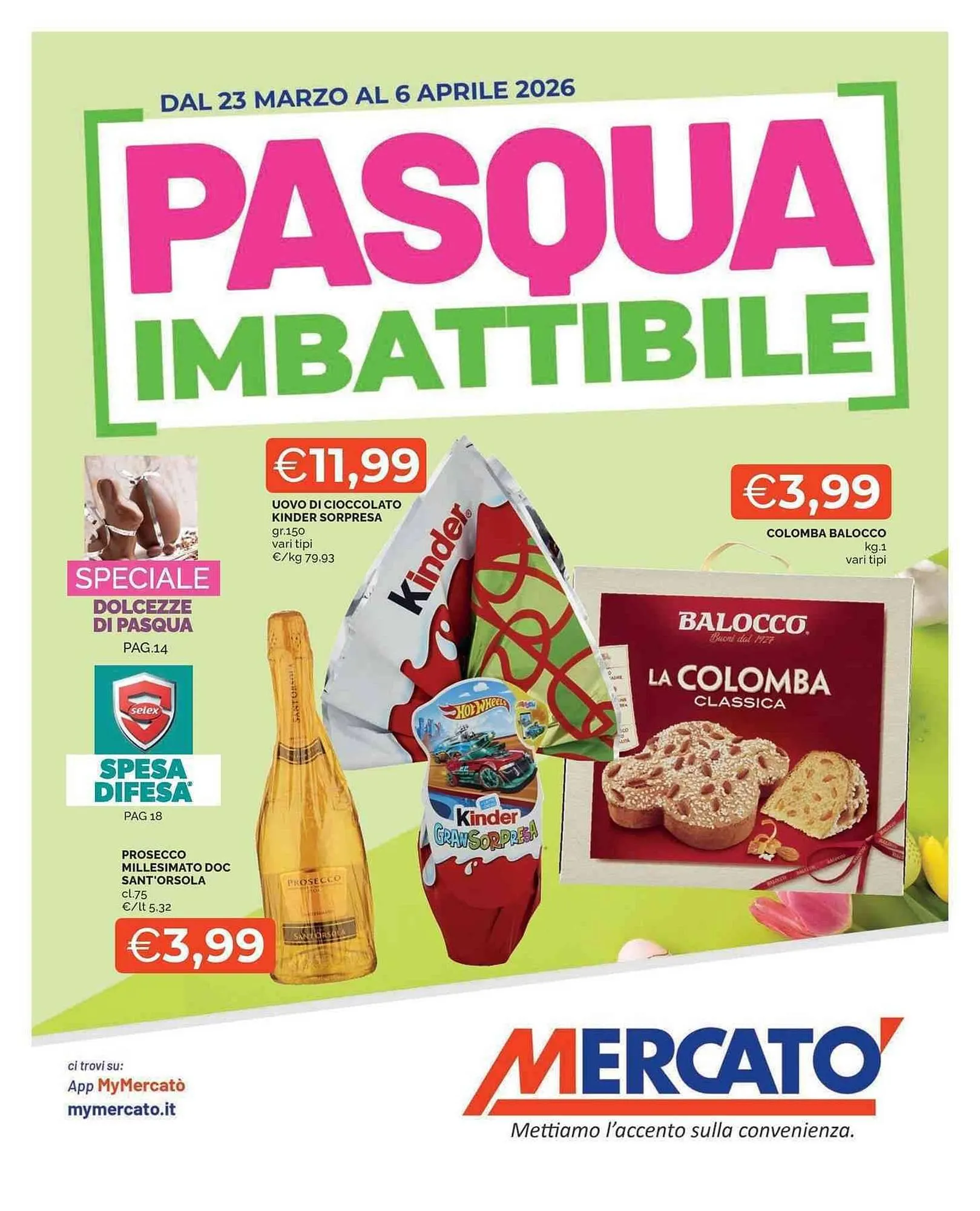 Volantino Mercatò da 23 marzo a 6 aprile di 2026 - Pagina del volantino 1