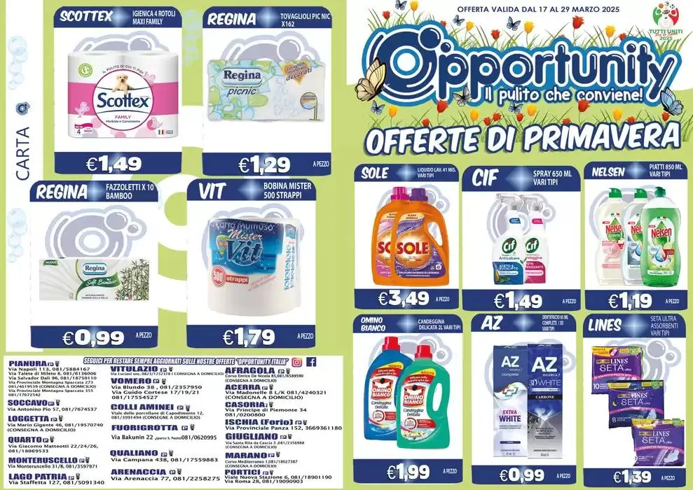 Offerte di primavera da 17 marzo a 29 marzo di 2025 - Pagina del volantino 1