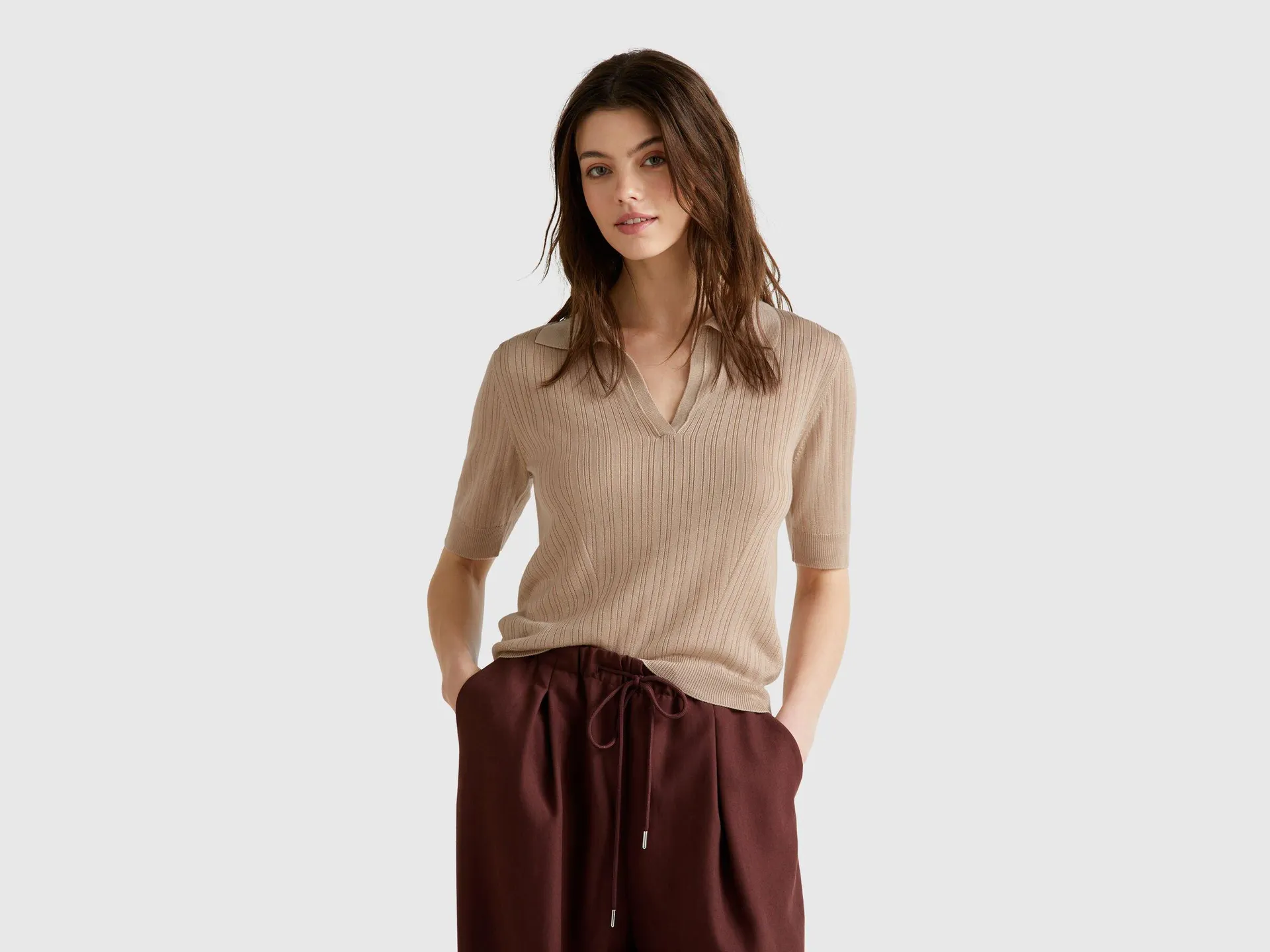 Polo in maglia a manica corta