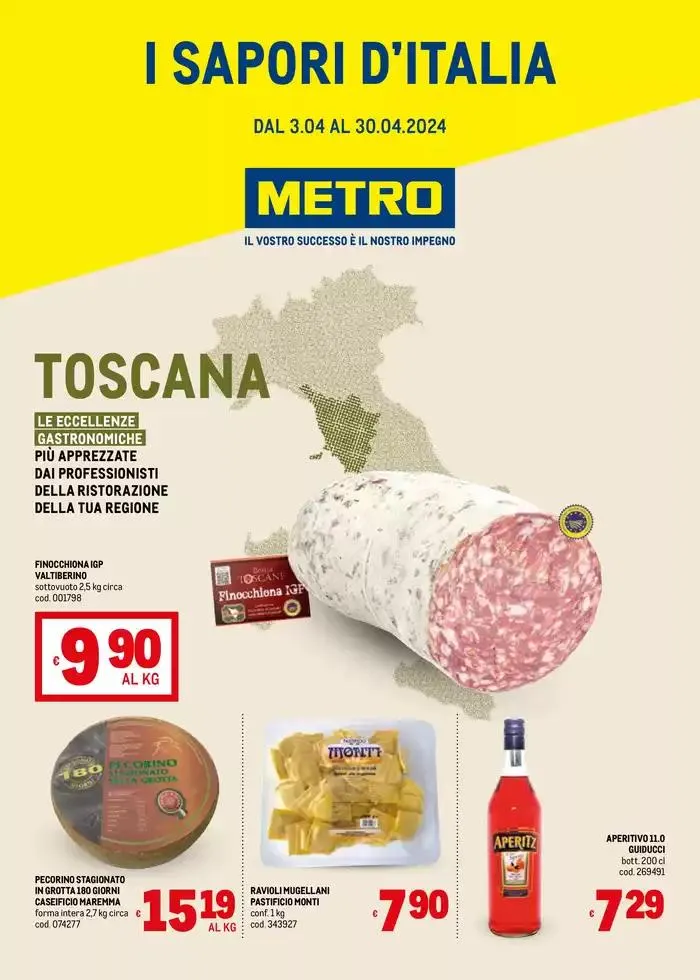 Sapori d'Italia -Toscana da 7 aprile a 30 aprile di 2025 - Pagina del volantino 1