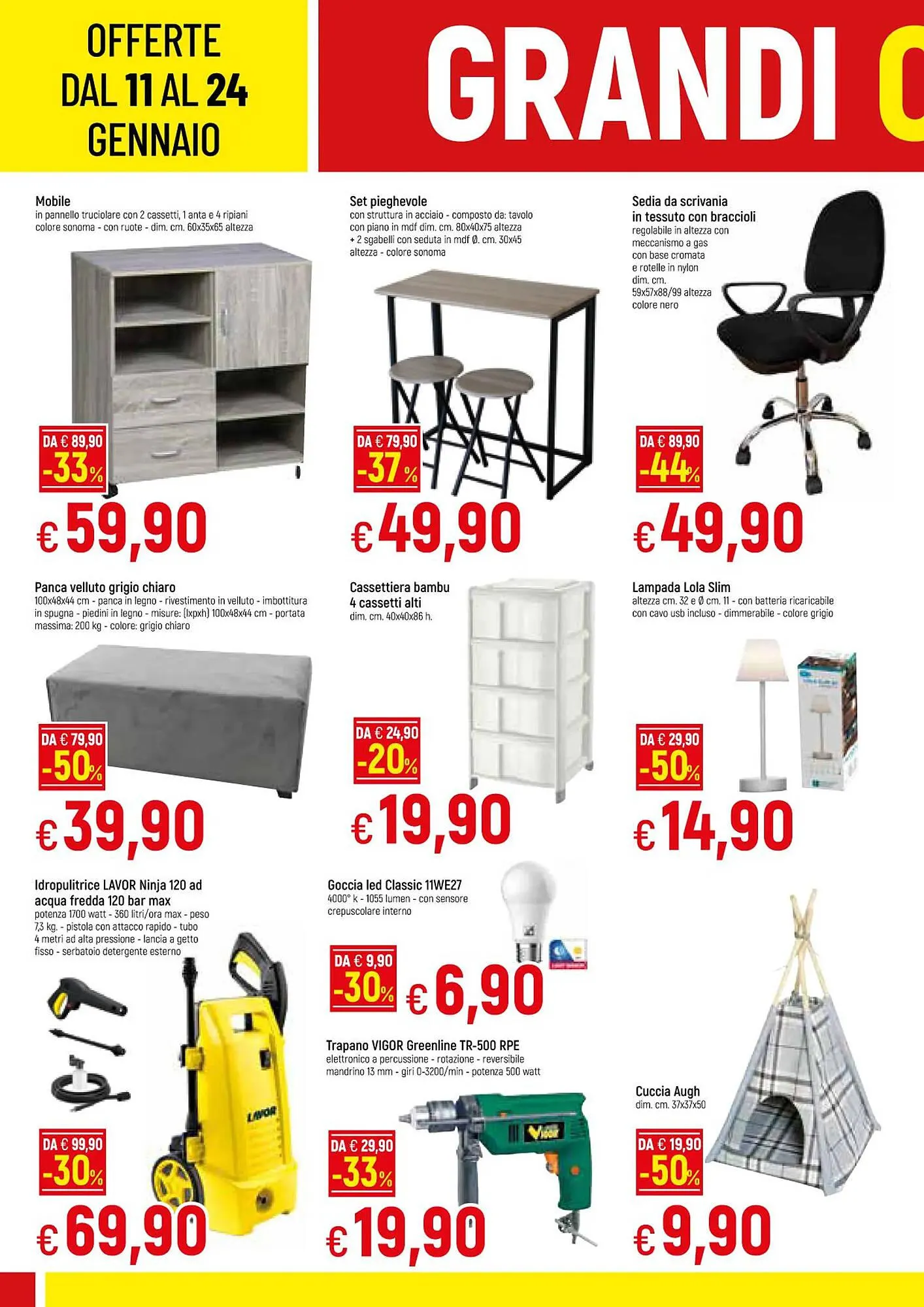 Volantino Famila Bazar da 11 gennaio a 24 gennaio di 2024 - Pagina del volantino 2