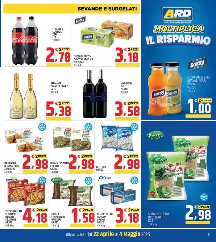 Moltiplica il risparmio da 22 aprile a 4 maggio di 2025 - Pagina del volantino 5