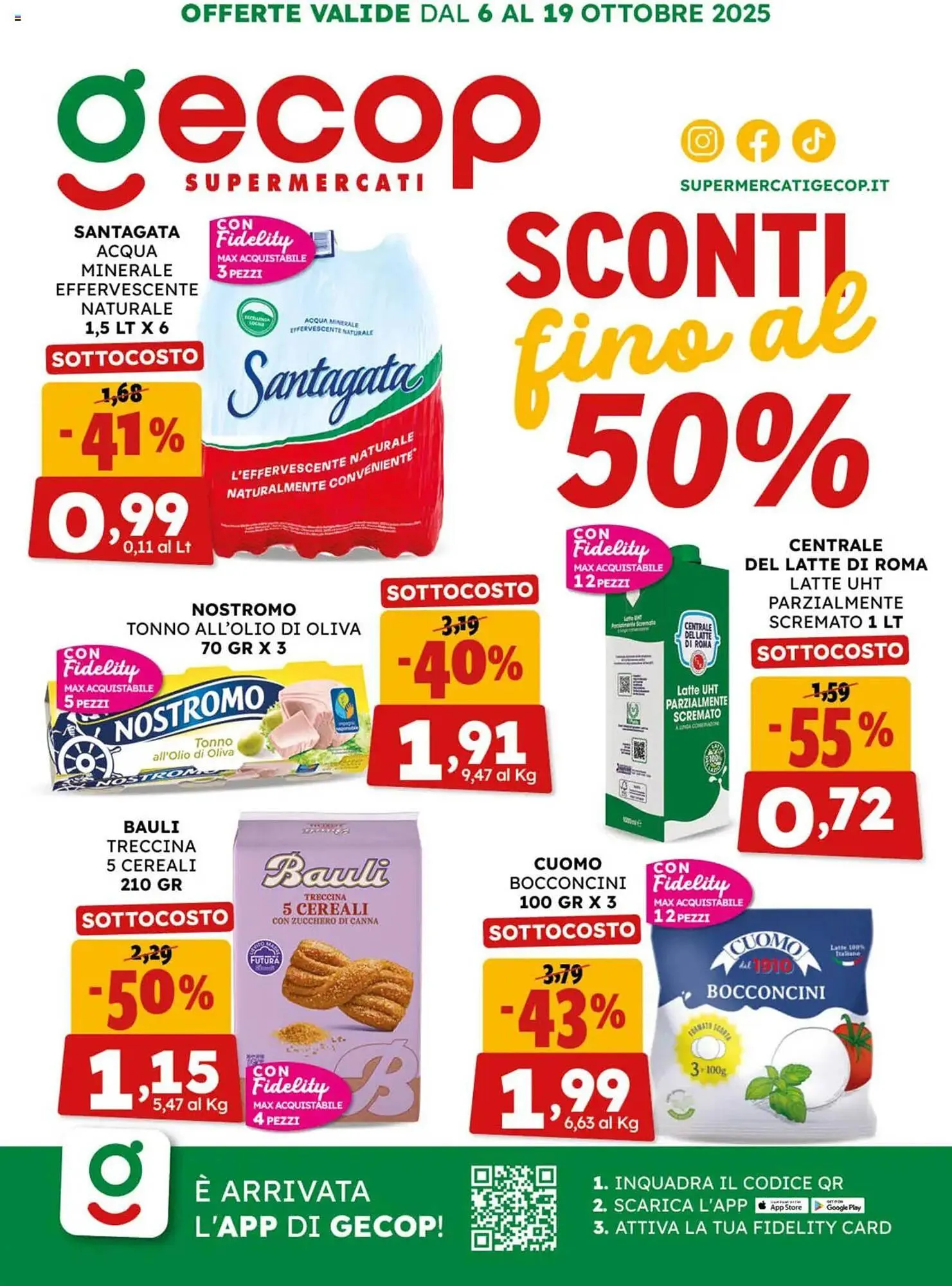 Volantino Gecop da 6 ottobre a 19 ottobre di 2025 - Pagina del volantino 1