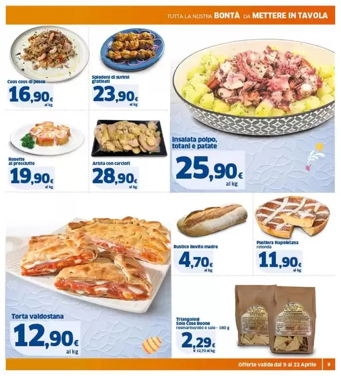 Buona Pasqua da 9 aprile a 22 aprile di 2025 - Pagina del volantino 9