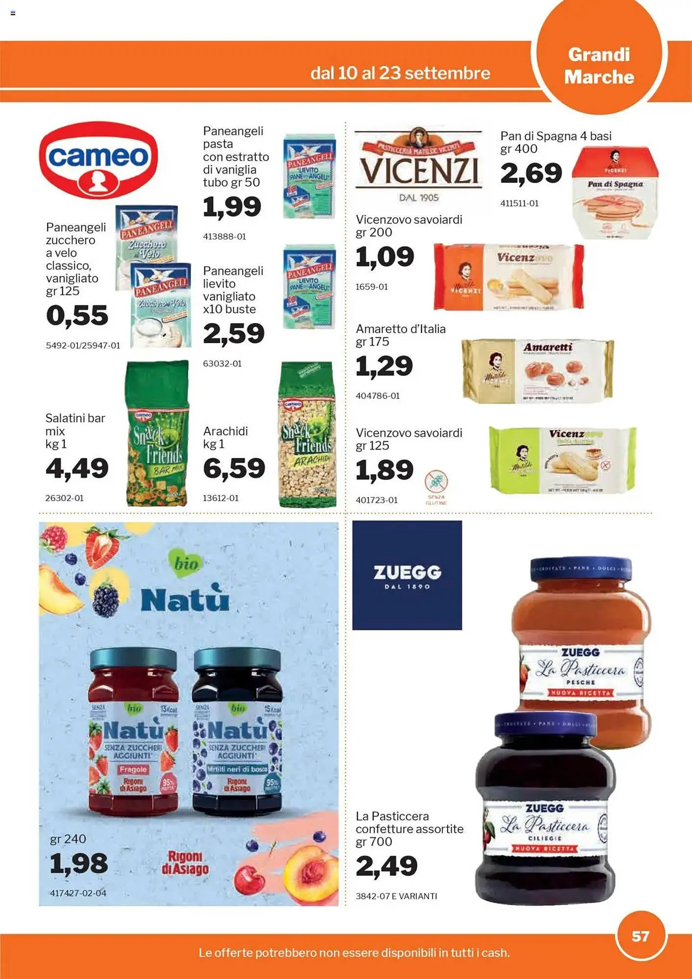 Volantino GrosMarket da 10 settembre a 23 settembre di 2025 - Pagina del volantino 57