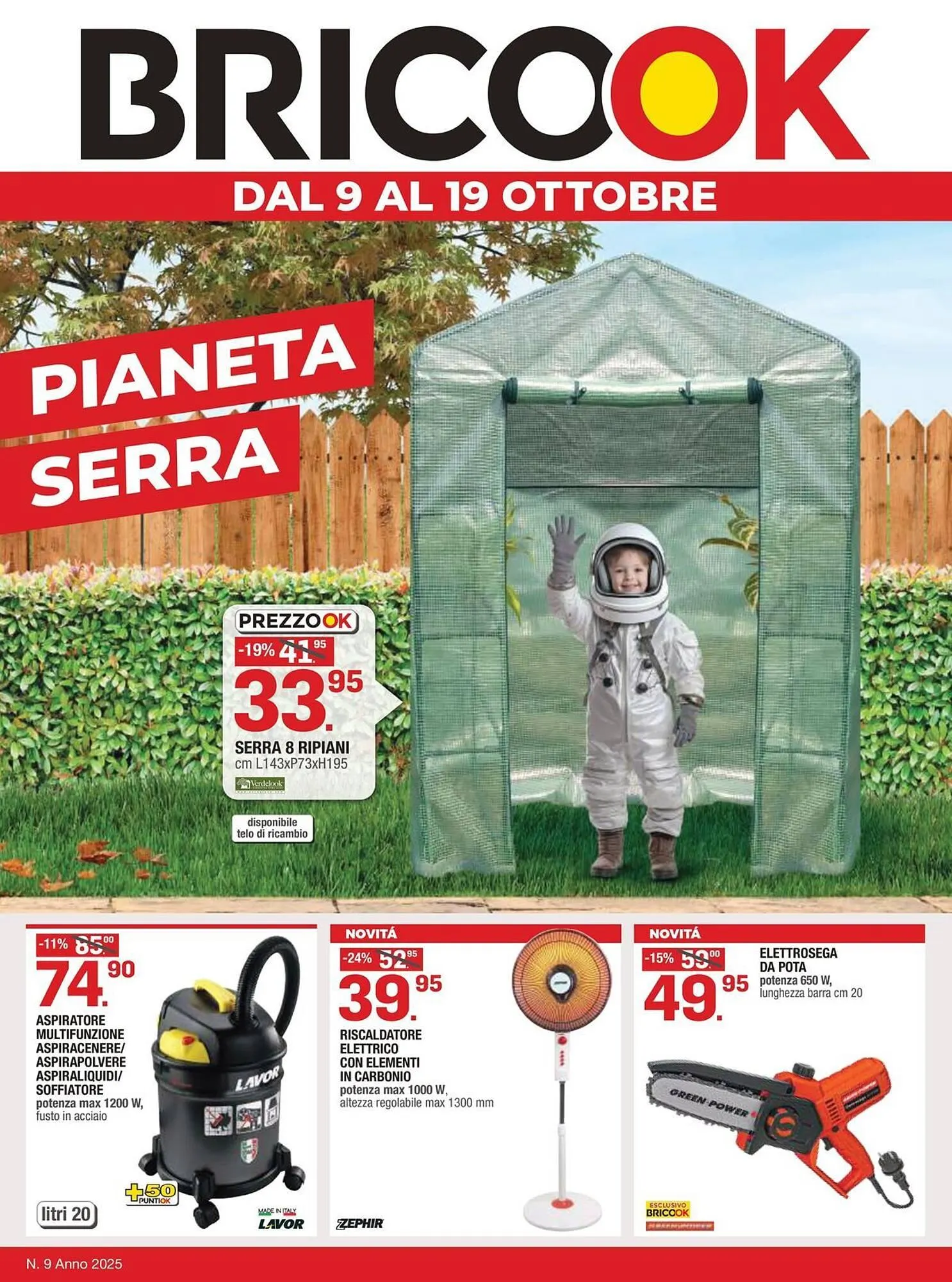Volantino Brico OK da 9 ottobre a 19 ottobre di 2025 - Pagina del volantino 1