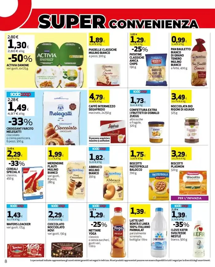 Super convenienza da 9 gennaio a 22 gennaio di 2025 - Pagina del volantino 8