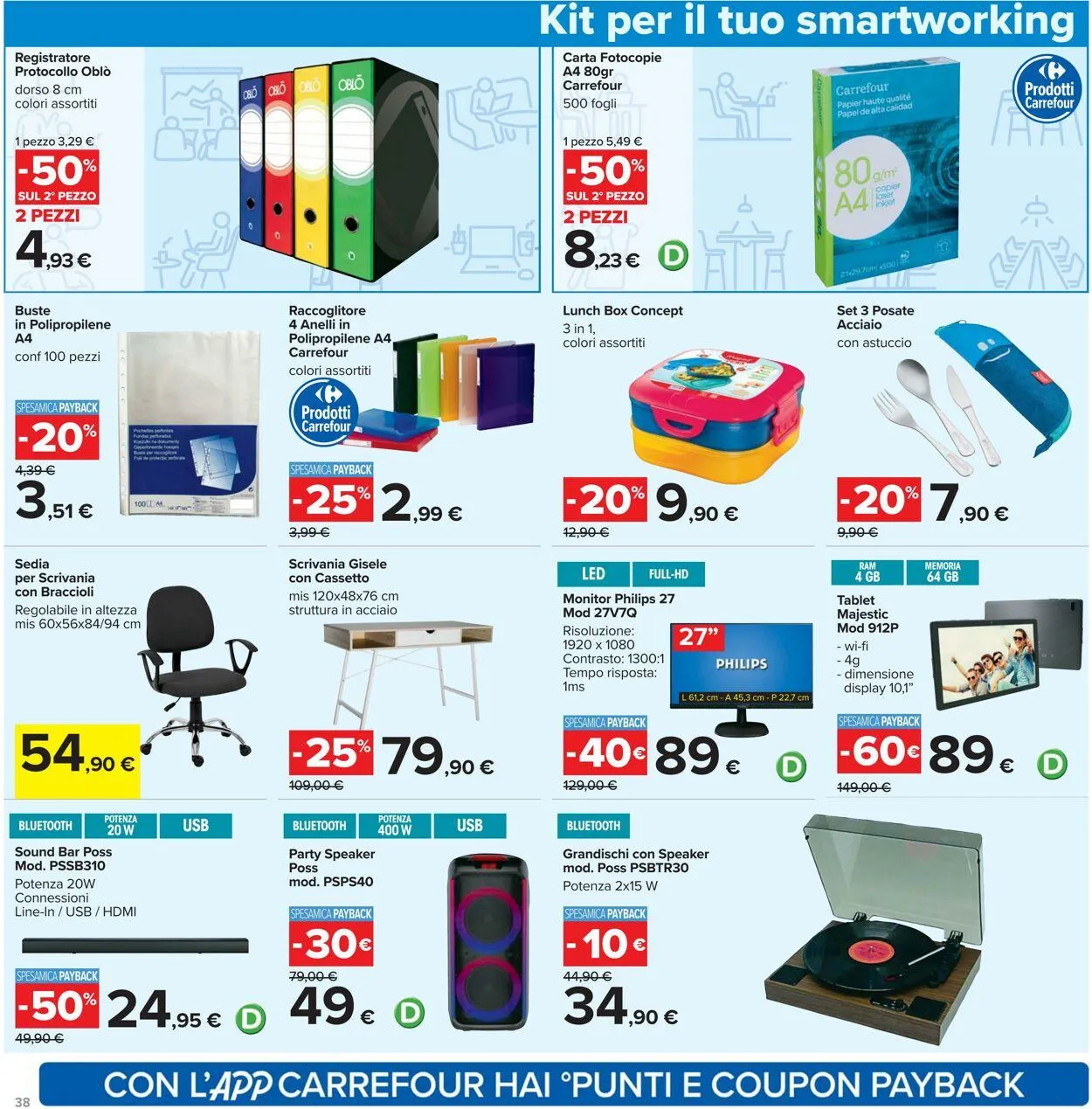 Carrefour Volantino attuale da 5 settembre a 14 settembre di 2025 - Pagina del volantino 38