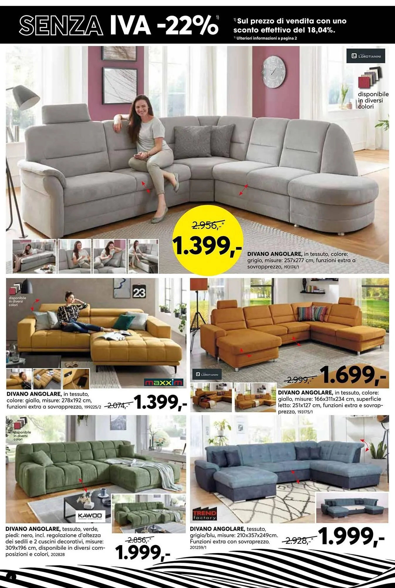 Volantino Dipo Arredamenti da 25 giugno a 6 luglio di 2025 - Pagina del volantino 4