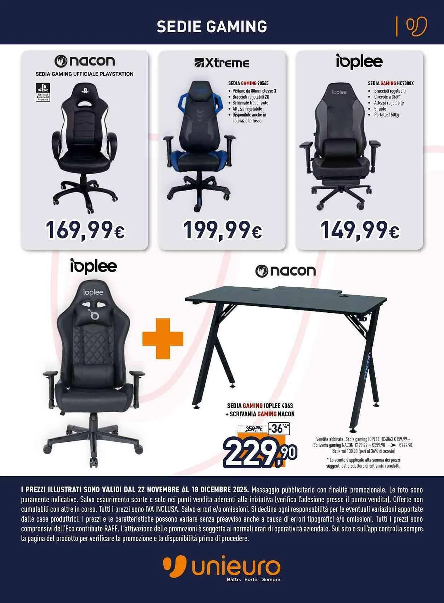 Volantino Unieuro da 22 novembre a 18 dicembre di 2025 - Pagina del volantino 12