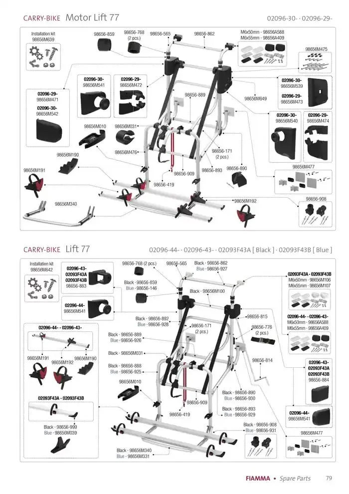 Spare parts catalogo 2025 da 14 gennaio a 31 dicembre di 2025 - Pagina del volantino 79