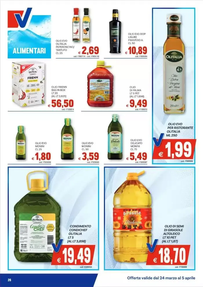 Guida alle offerte da 24 marzo a 5 aprile di 2025 - Pagina del volantino 26