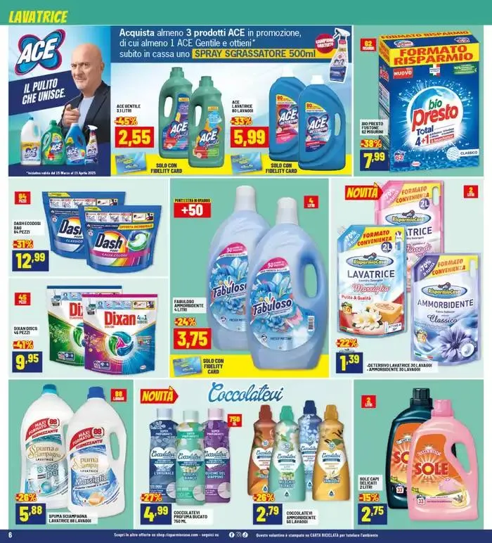 Sconti fino al 50% da 22 marzo a 5 aprile di 2025 - Pagina del volantino 6