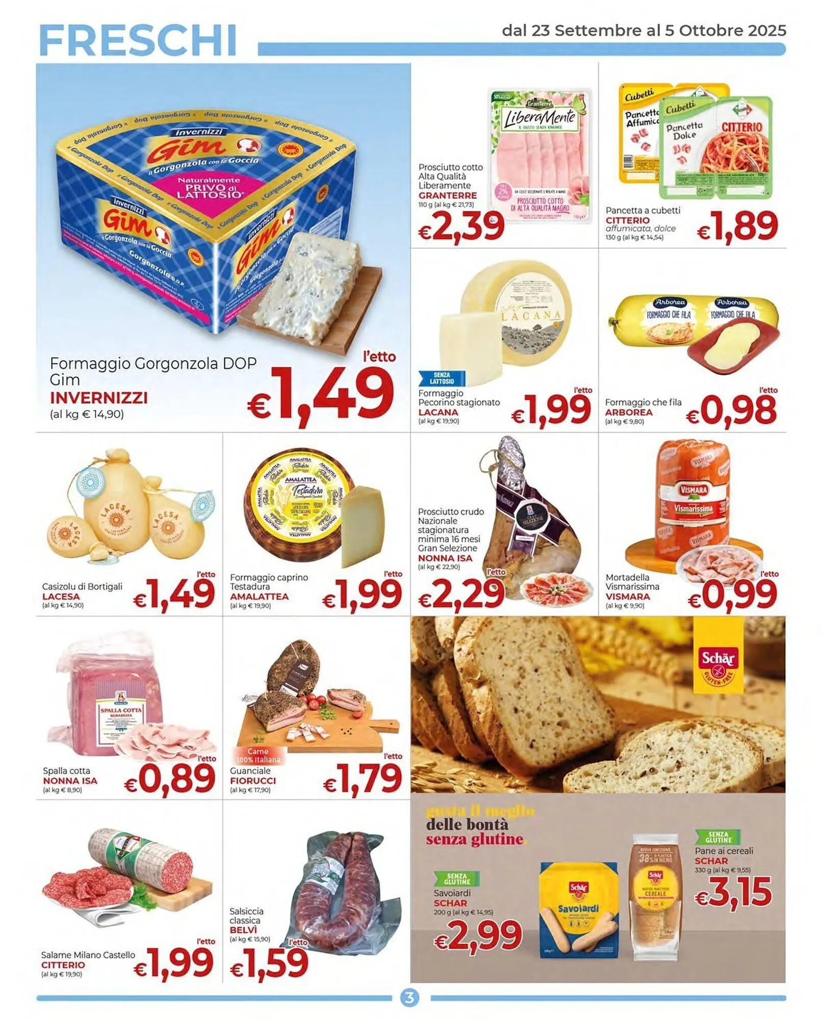 Volantino Supermercati Nonna Isa da 23 settembre a 5 ottobre di 2025 - Pagina del volantino 3