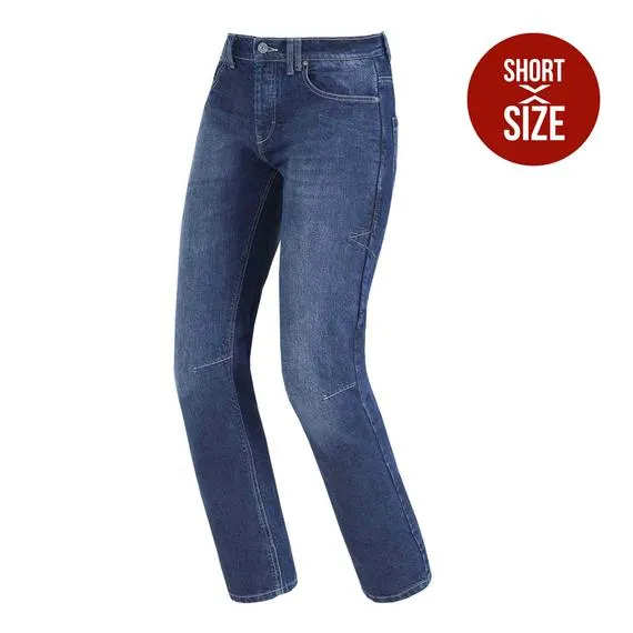 Pantaloni da moto Denver Short Blu Scuro