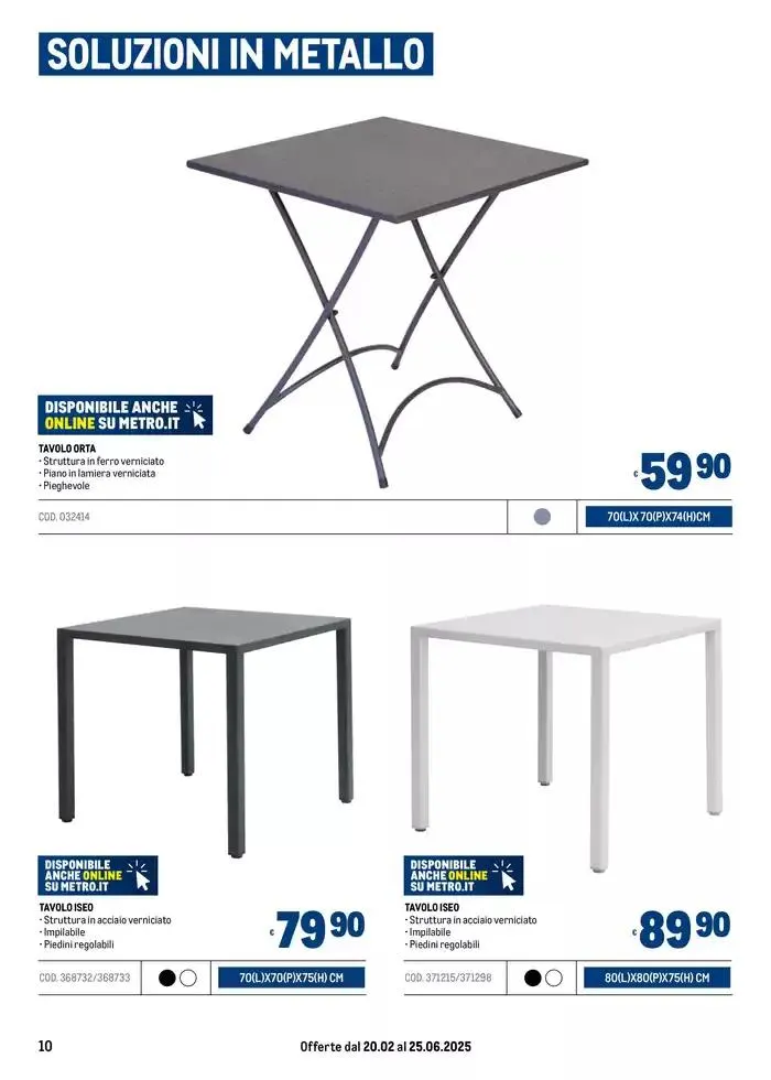 Arredo Esterno da 20 febbraio a 25 giugno di 2025 - Pagina del volantino 10