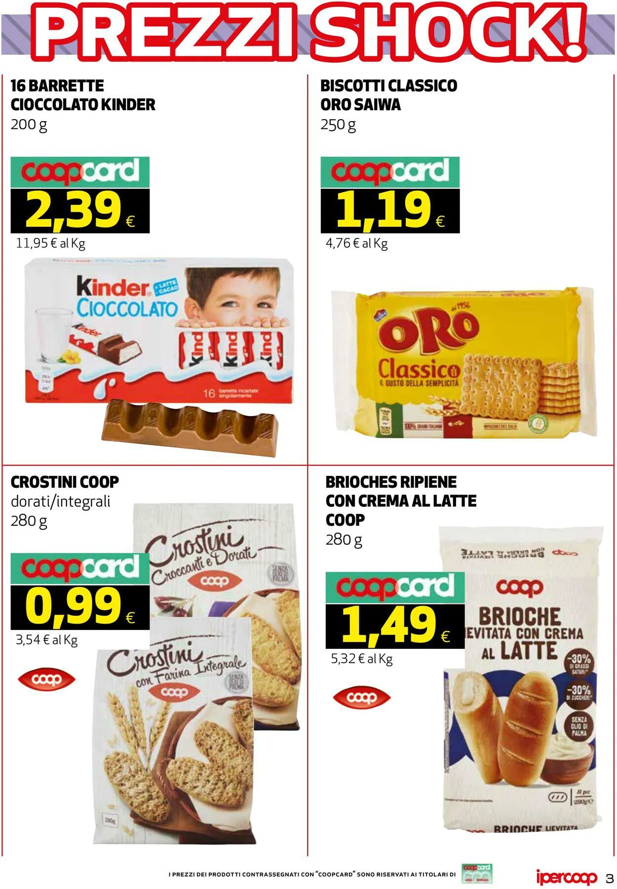 Coop Volantino attuale da 13 ottobre a 24 ottobre di 2023 - Pagina del volantino 3