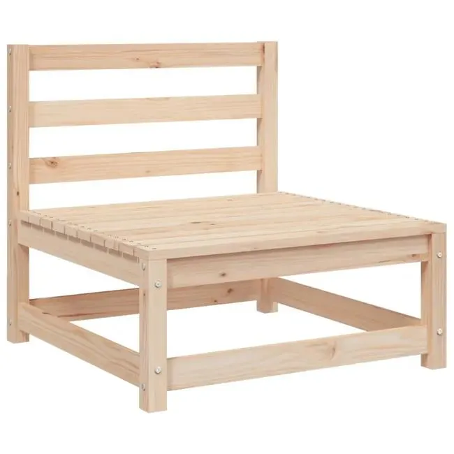 Divano Giardino,Divano per esterno,Sofà Senza Braccioli 70x70x67cm Legno Massello Pino CFW61967