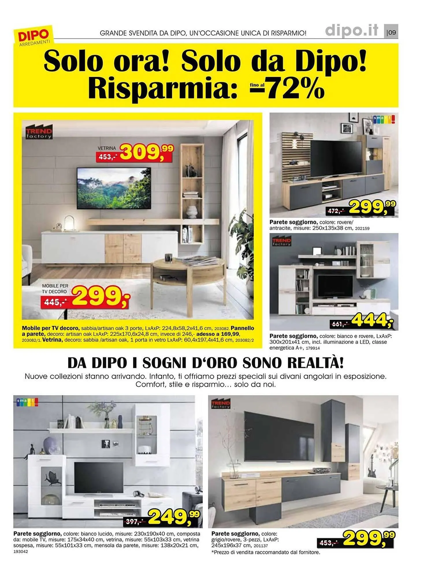 Volantino Dipo Arredamenti da 7 luglio a 20 luglio di 2025 - Pagina del volantino 9