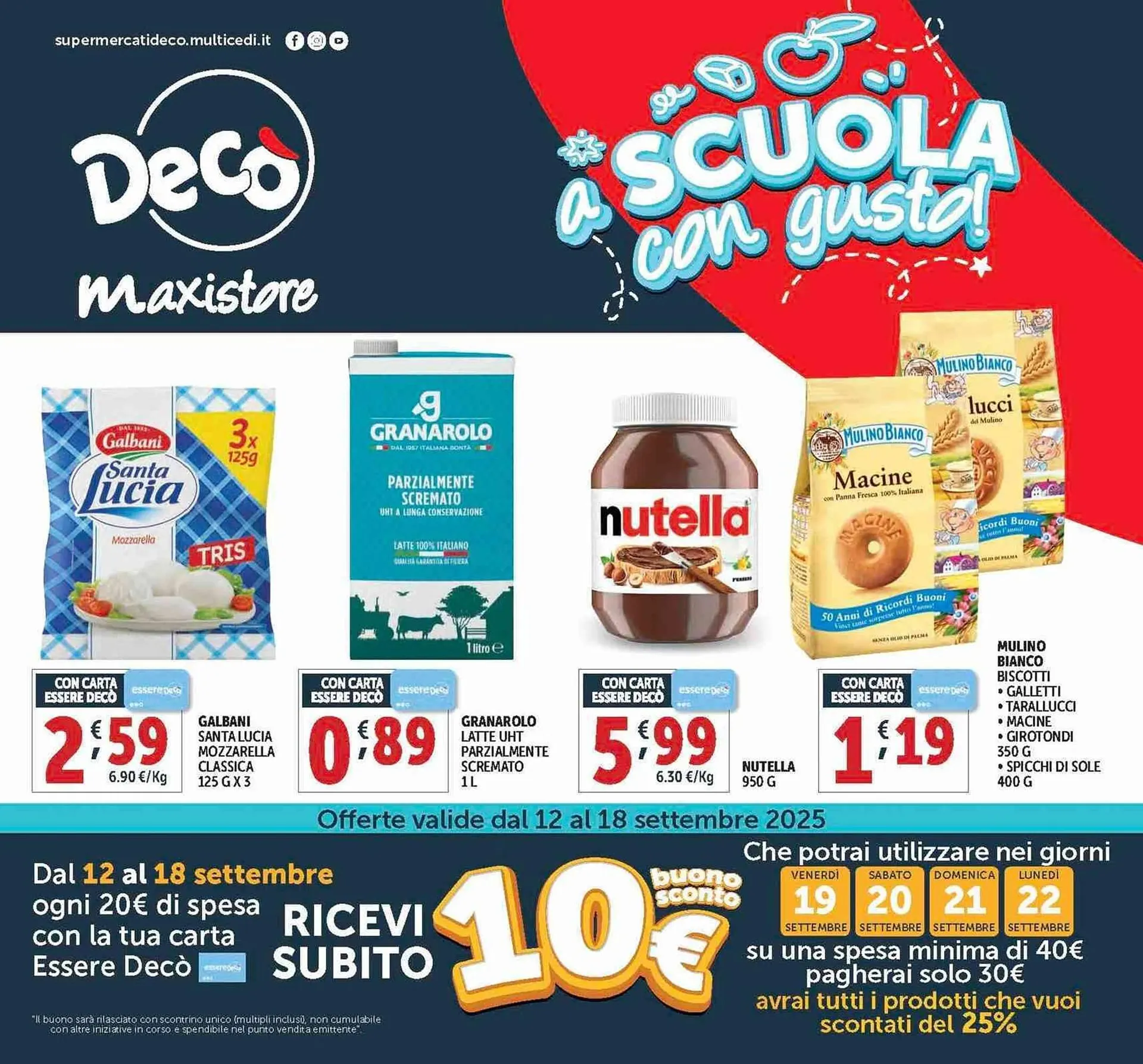 Volantino Deco Maxistore da 12 settembre a 22 settembre di 2025 - Pagina del volantino 1