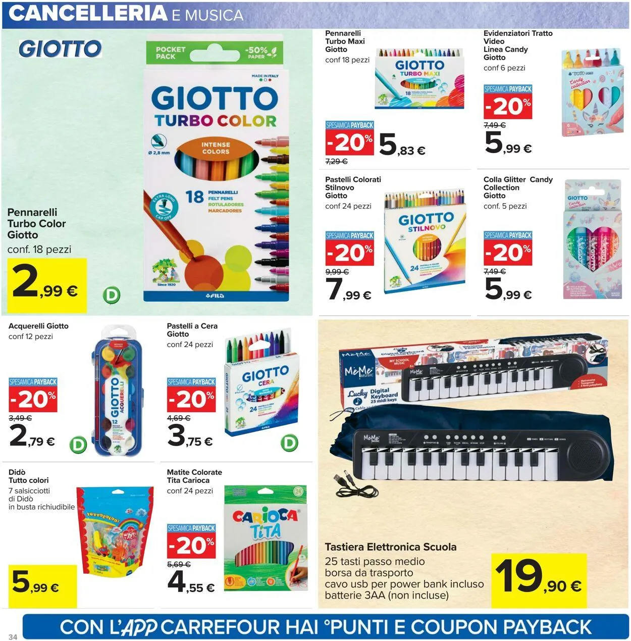 Carrefour Volantino attuale da 5 settembre a 14 settembre di 2025 - Pagina del volantino 34
