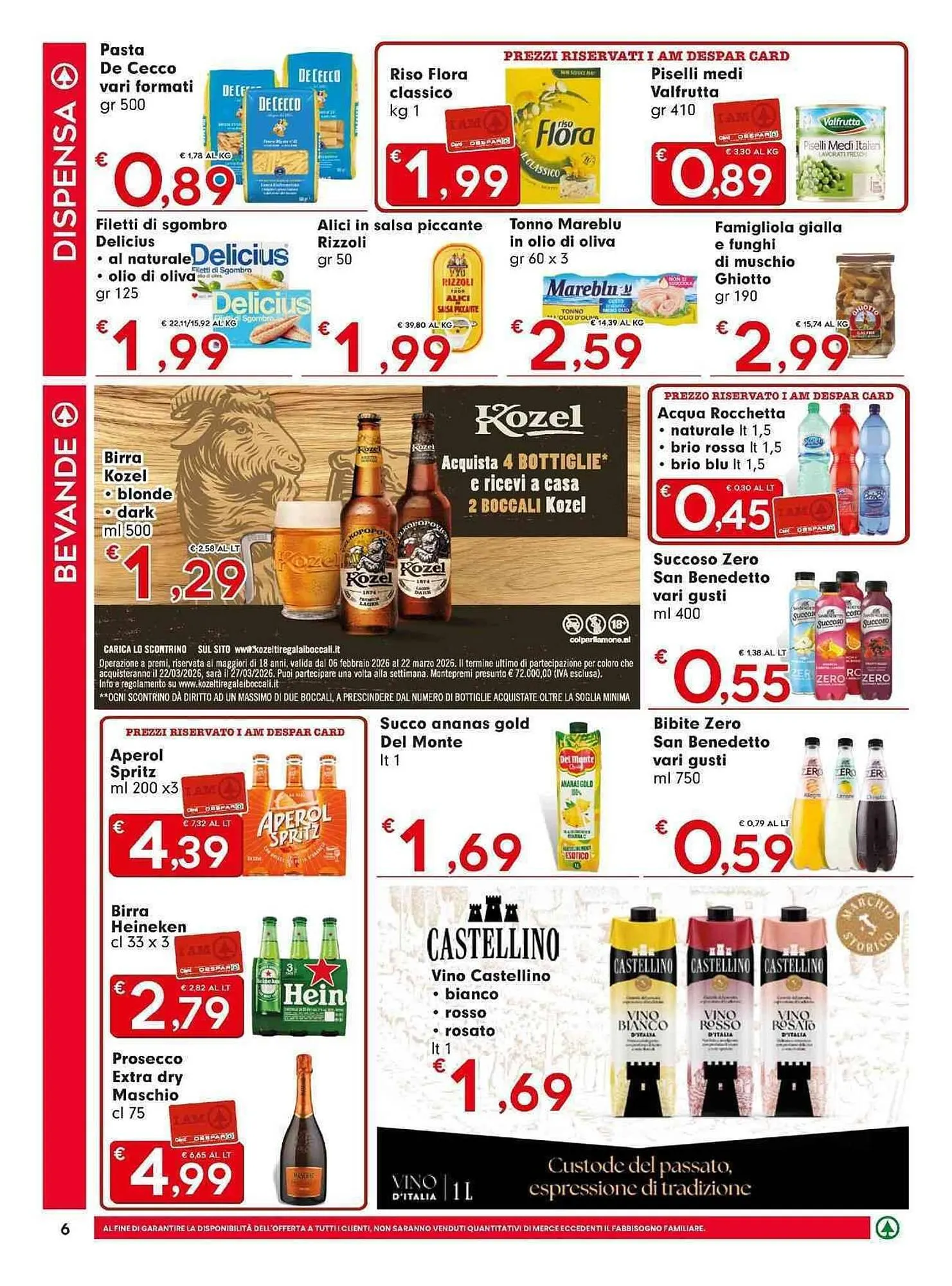 Volantino Despar da 12 marzo a 25 marzo di 2026 - Pagina del volantino 6