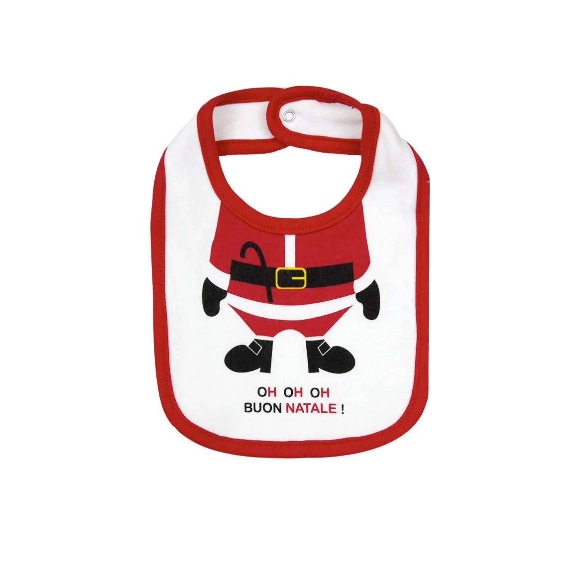 Mawi bavaglini piccoli interlock natale oh oh babbo natale