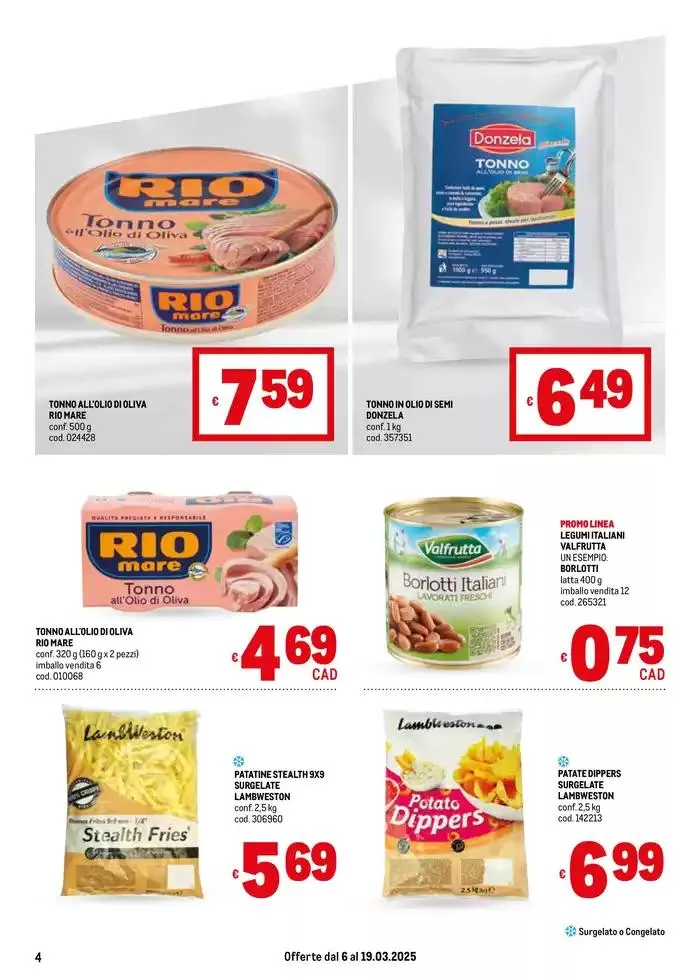 Offerte per te -Area 2 da 6 marzo a 19 marzo di 2025 - Pagina del volantino 4