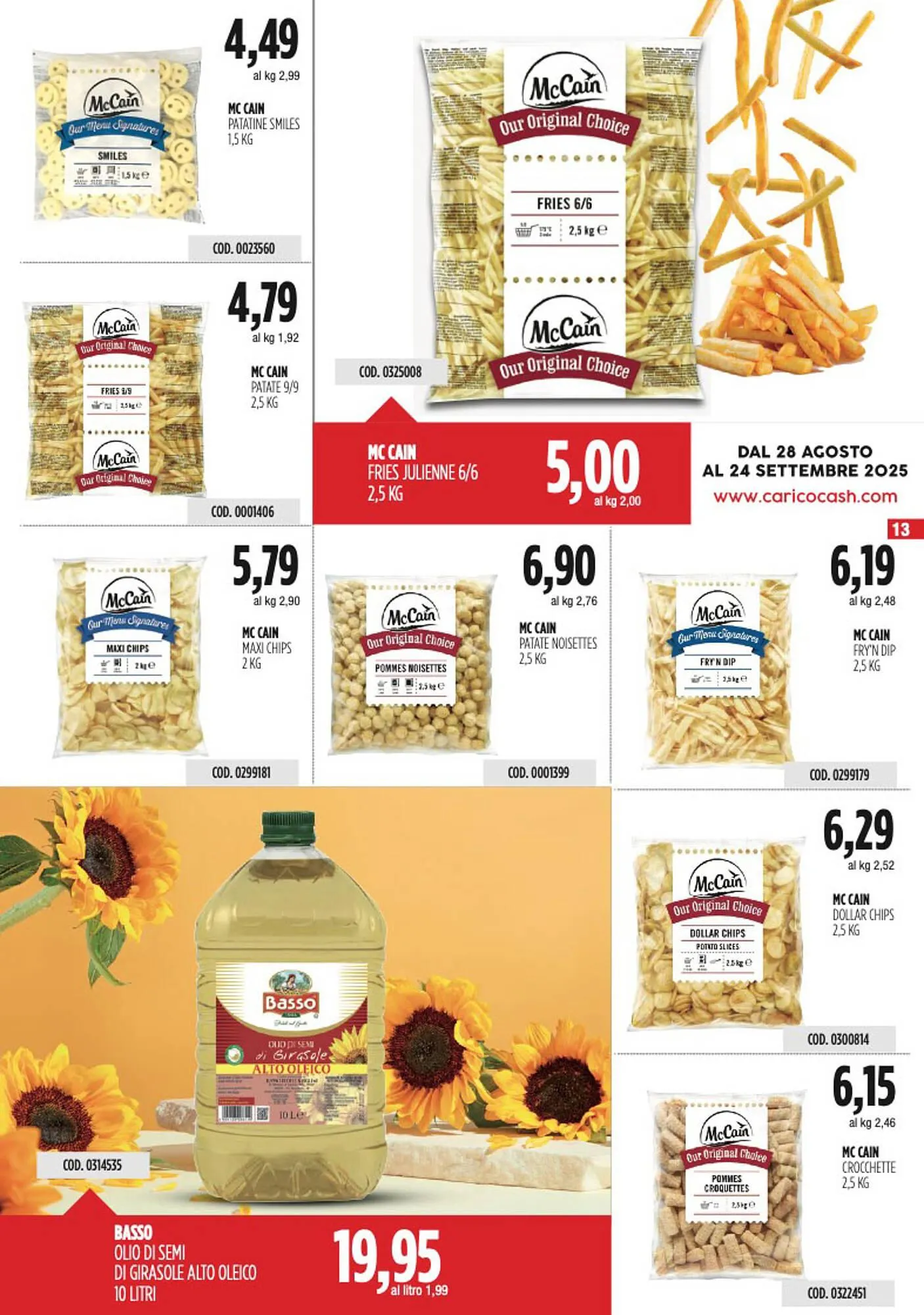 Volantino Carico Cash & Carry da 28 agosto a 24 settembre di 2025 - Pagina del volantino 13