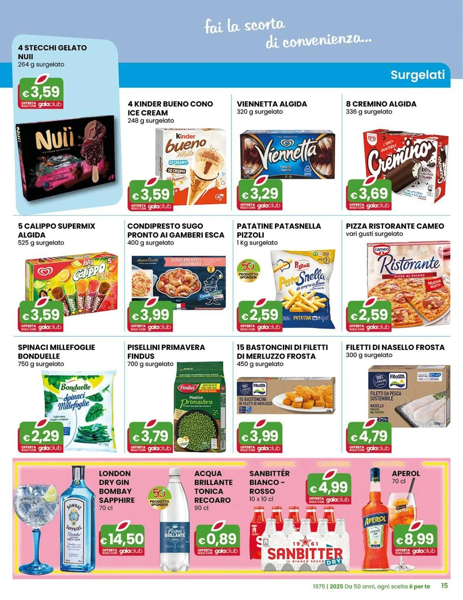 Volantino Gala Supermercati da 2 luglio a 15 luglio di 2025 - Pagina del volantino 15