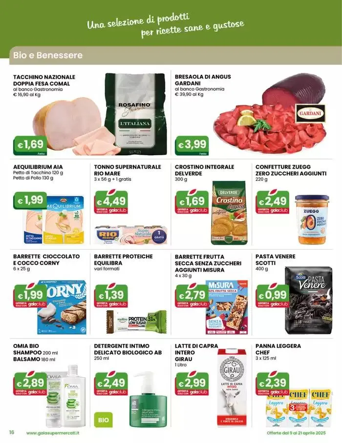 Buona Pasqua da 9 aprile a 21 aprile di 2025 - Pagina del volantino 16