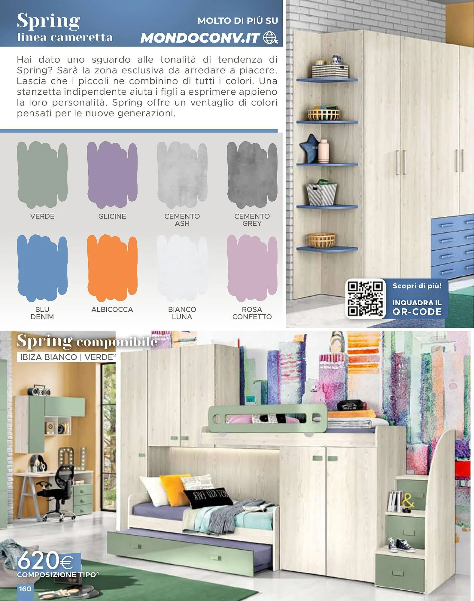 Volantino Mondo Convenienza da 1 aprile a 1 settembre di 2024 - Pagina del volantino 160