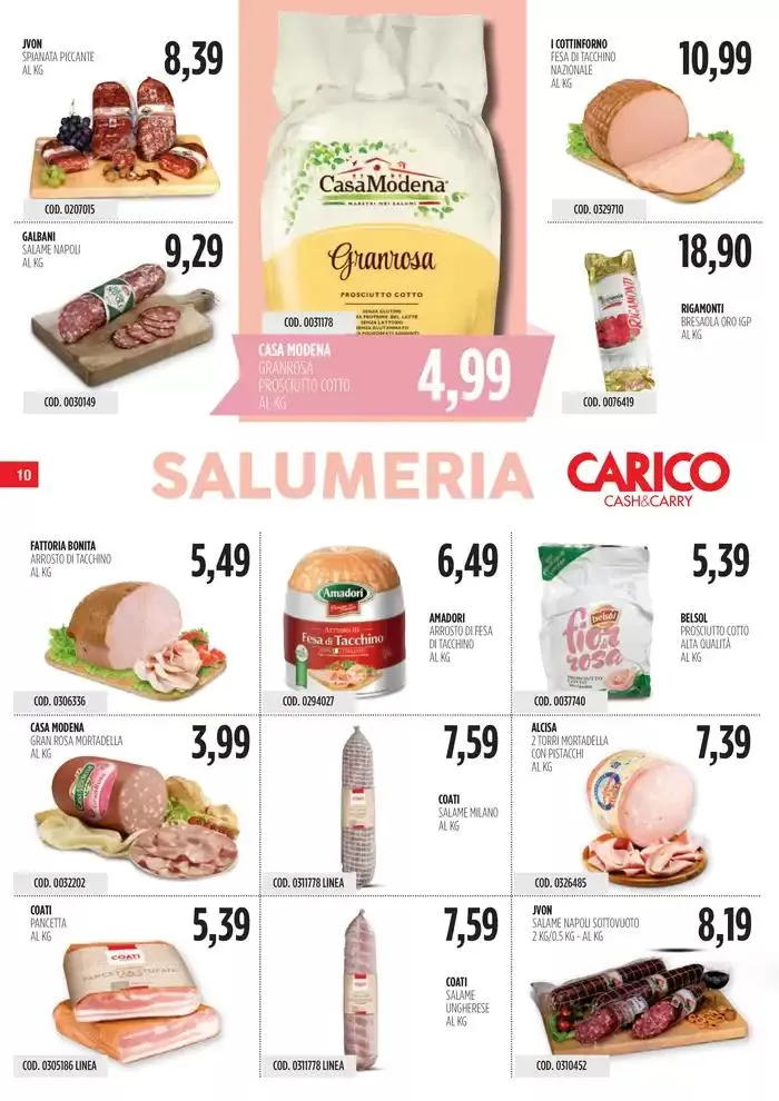 Offerte Carico Cash&Carry da 7 gennaio a 22 gennaio di 2025 - Pagina del volantino 10
