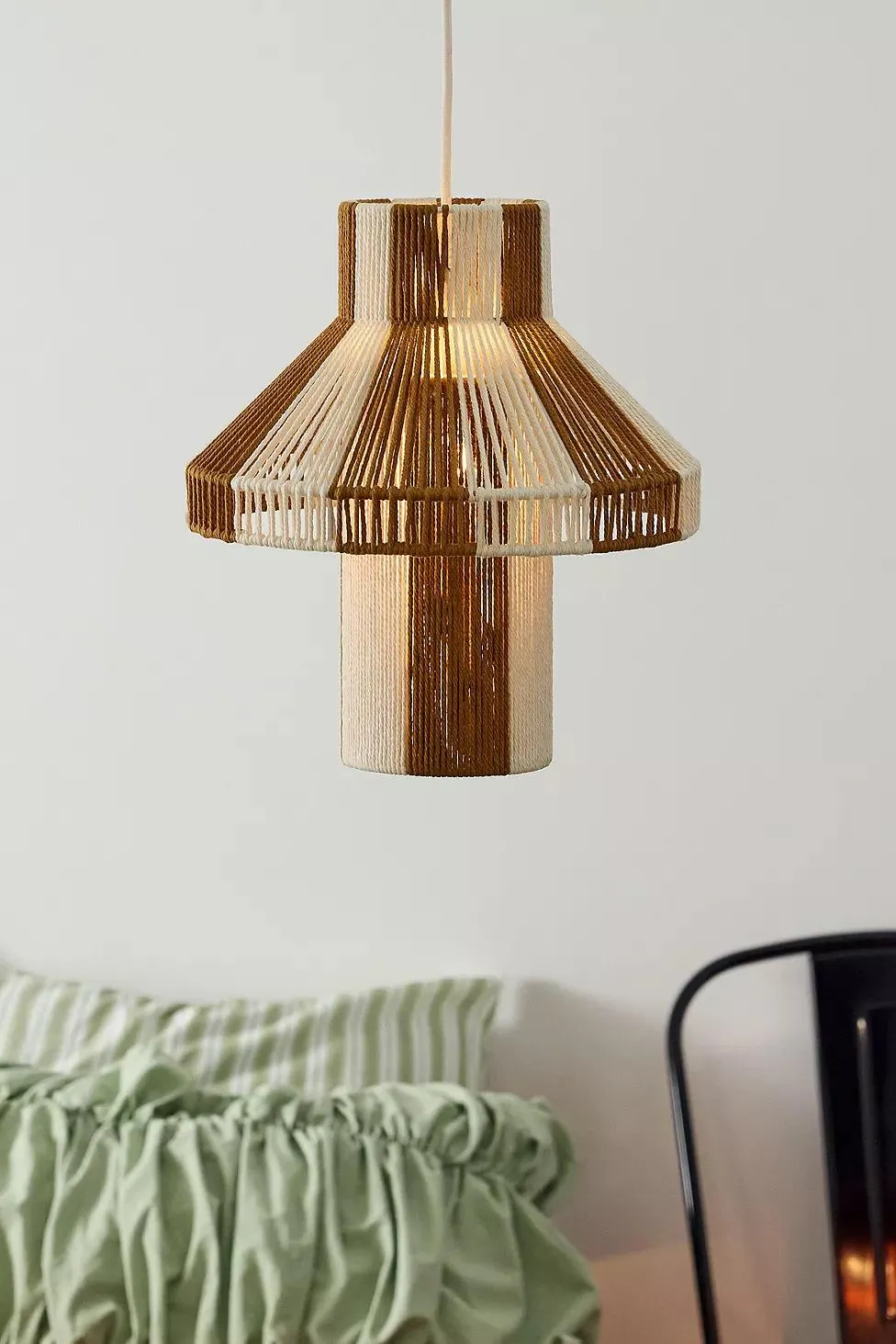 Paralume a Strisce con Corda