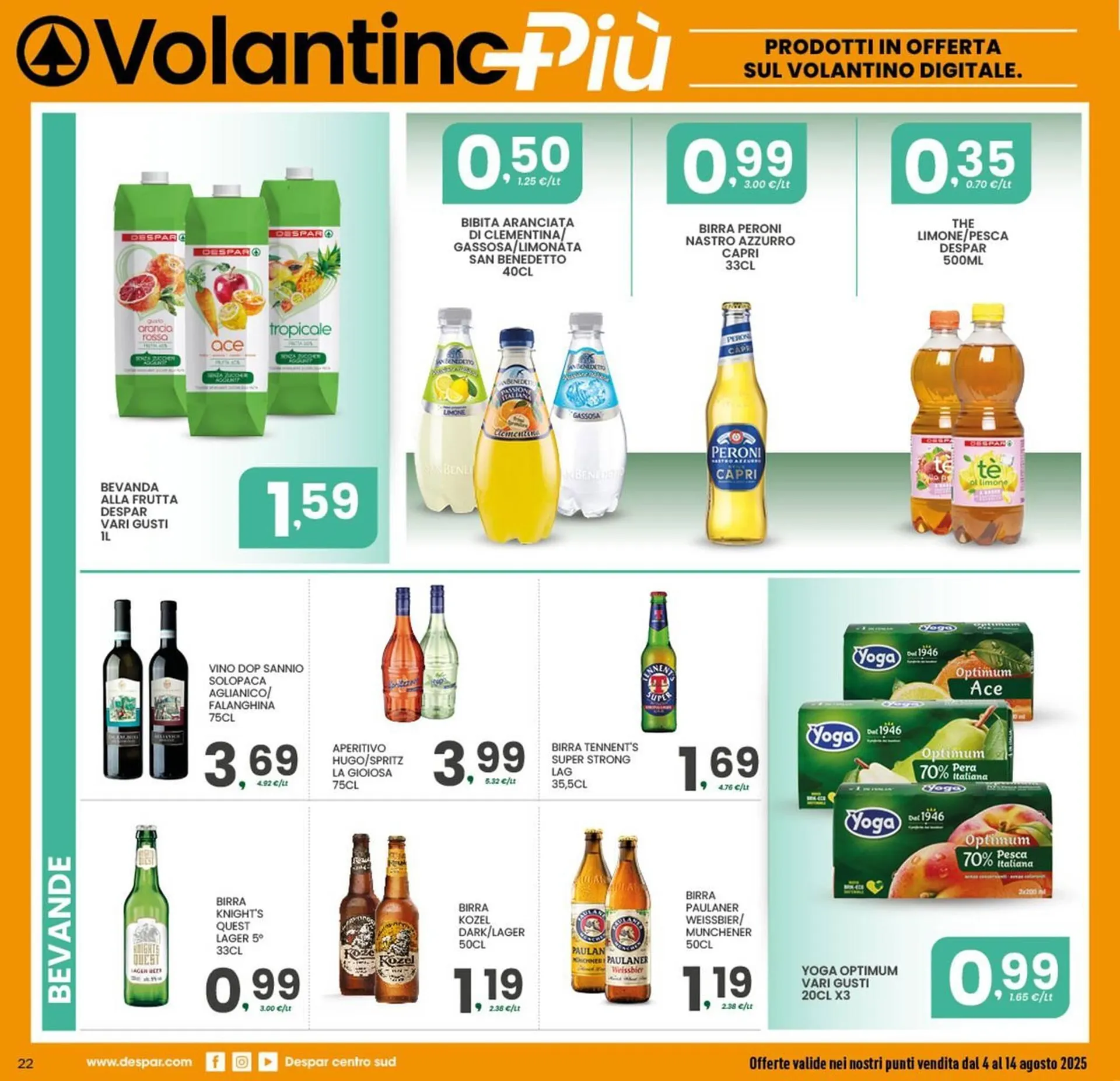 Volantino Despar da 4 agosto a 14 agosto di 2025 - Pagina del volantino 21