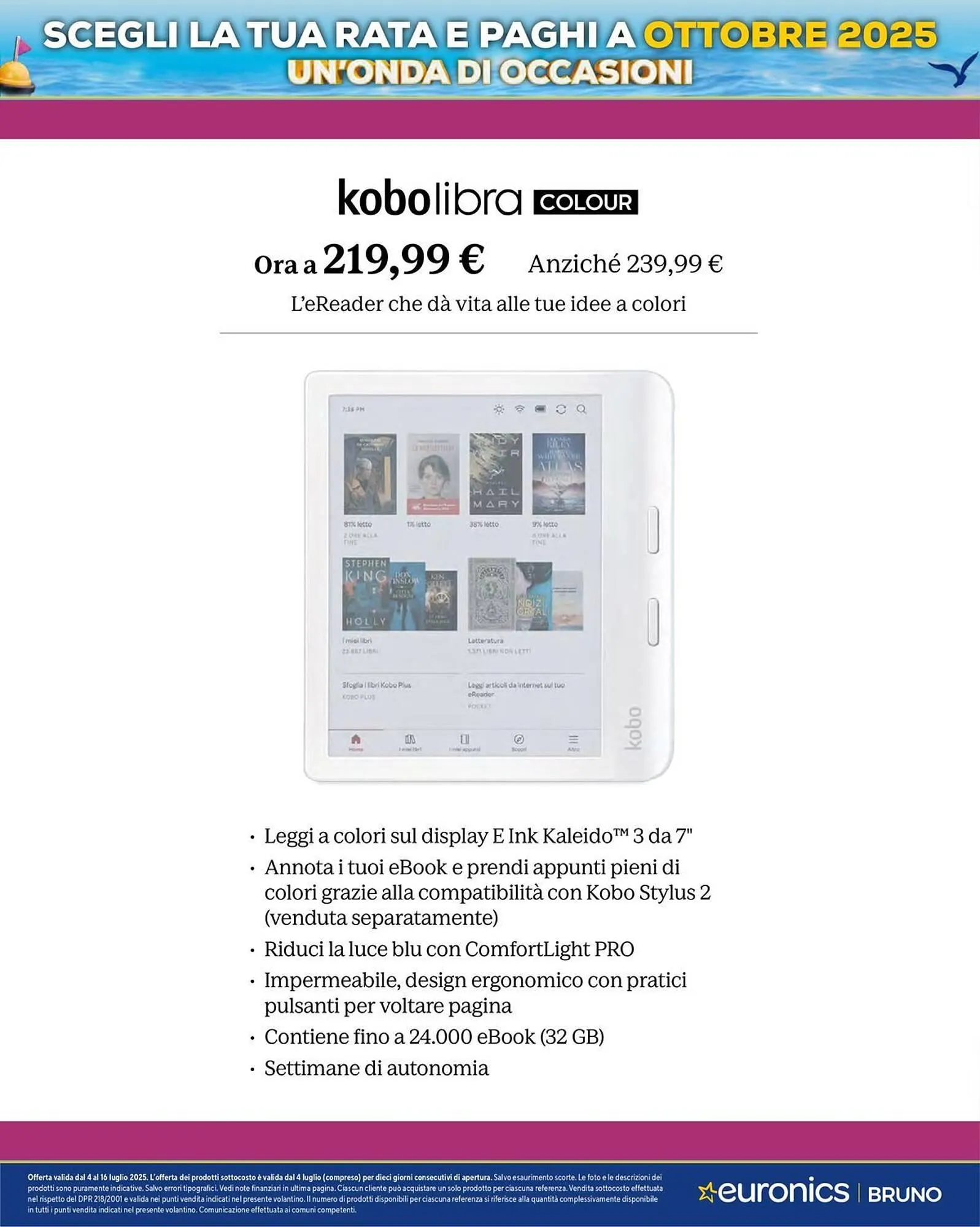 Volantino Euronics da 4 luglio a 16 luglio di 2025 - Pagina del volantino 49