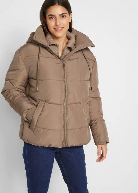 Giacca trapuntata in poliestere riciclato