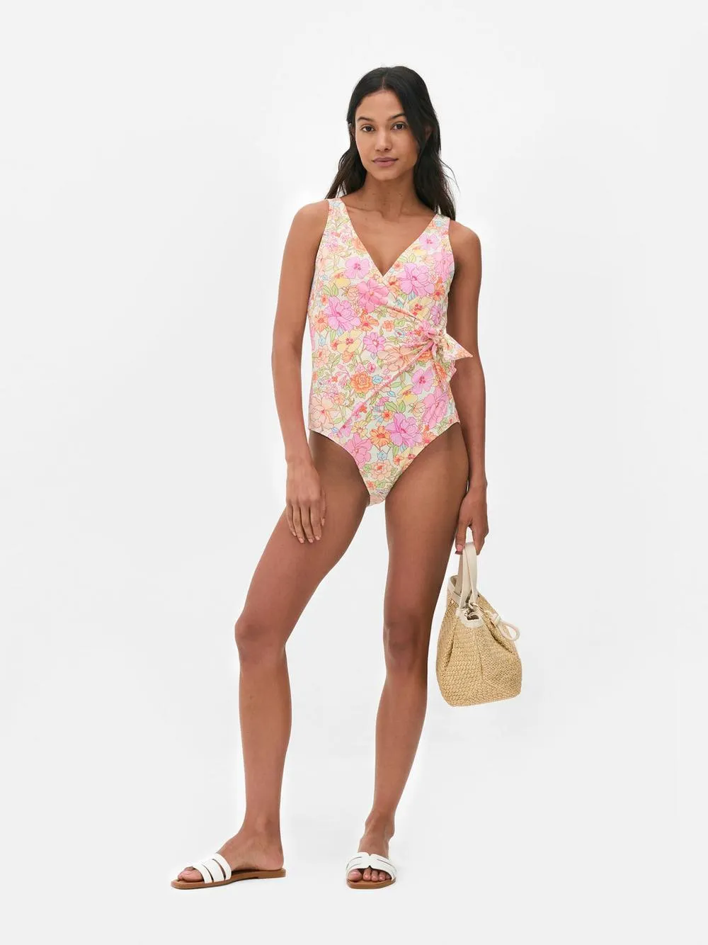 Costume da bagno modellante incrociato