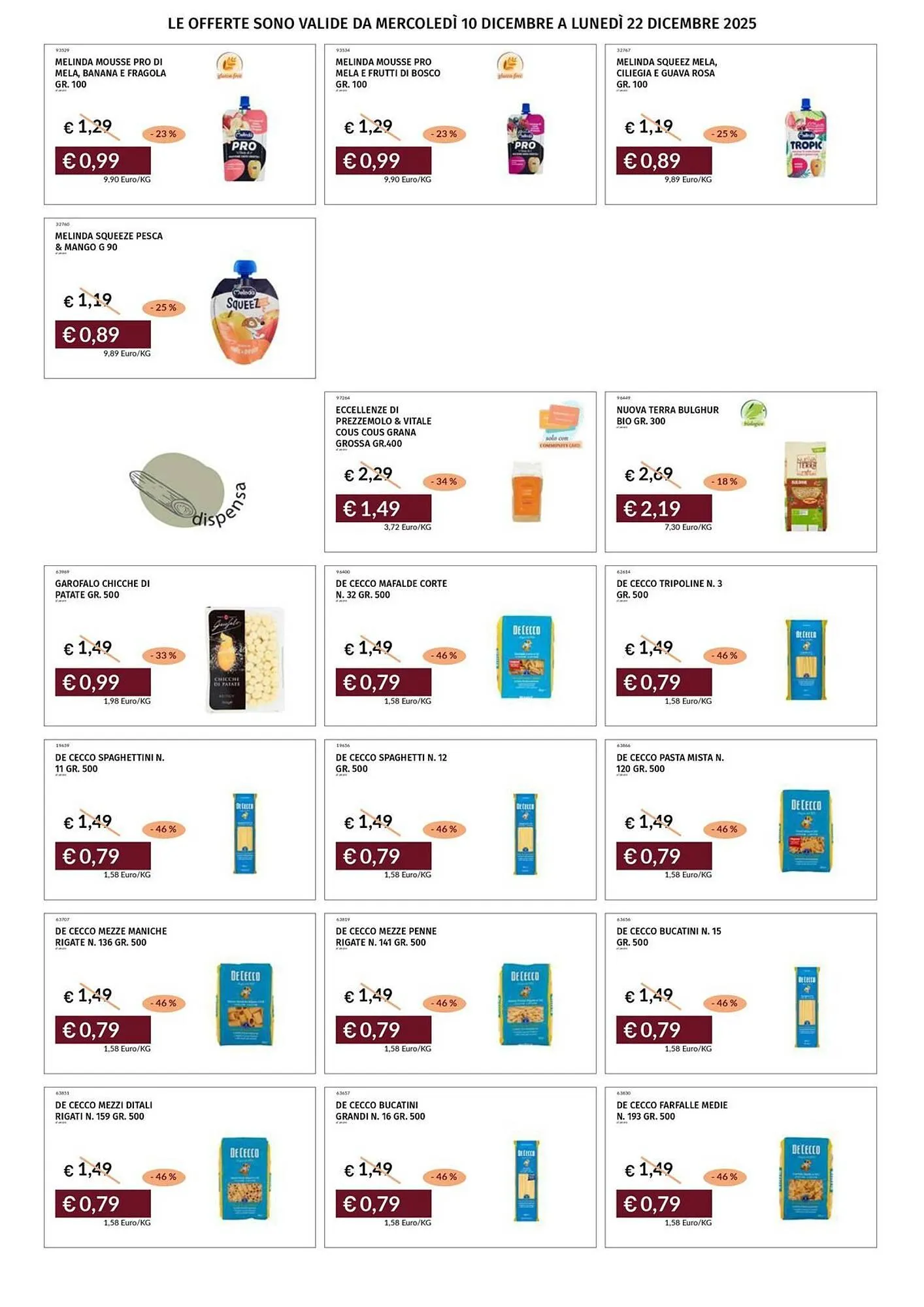 Volantino Prezzemolo e Vitale da 11 dicembre a 22 dicembre di 2025 - Pagina del volantino 32
