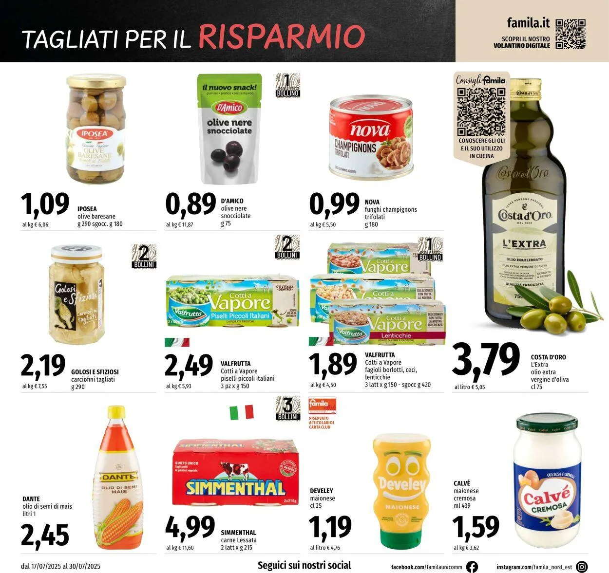 Famila Volantino attuale da 17 luglio a 30 luglio di 2025 - Pagina del volantino 10
