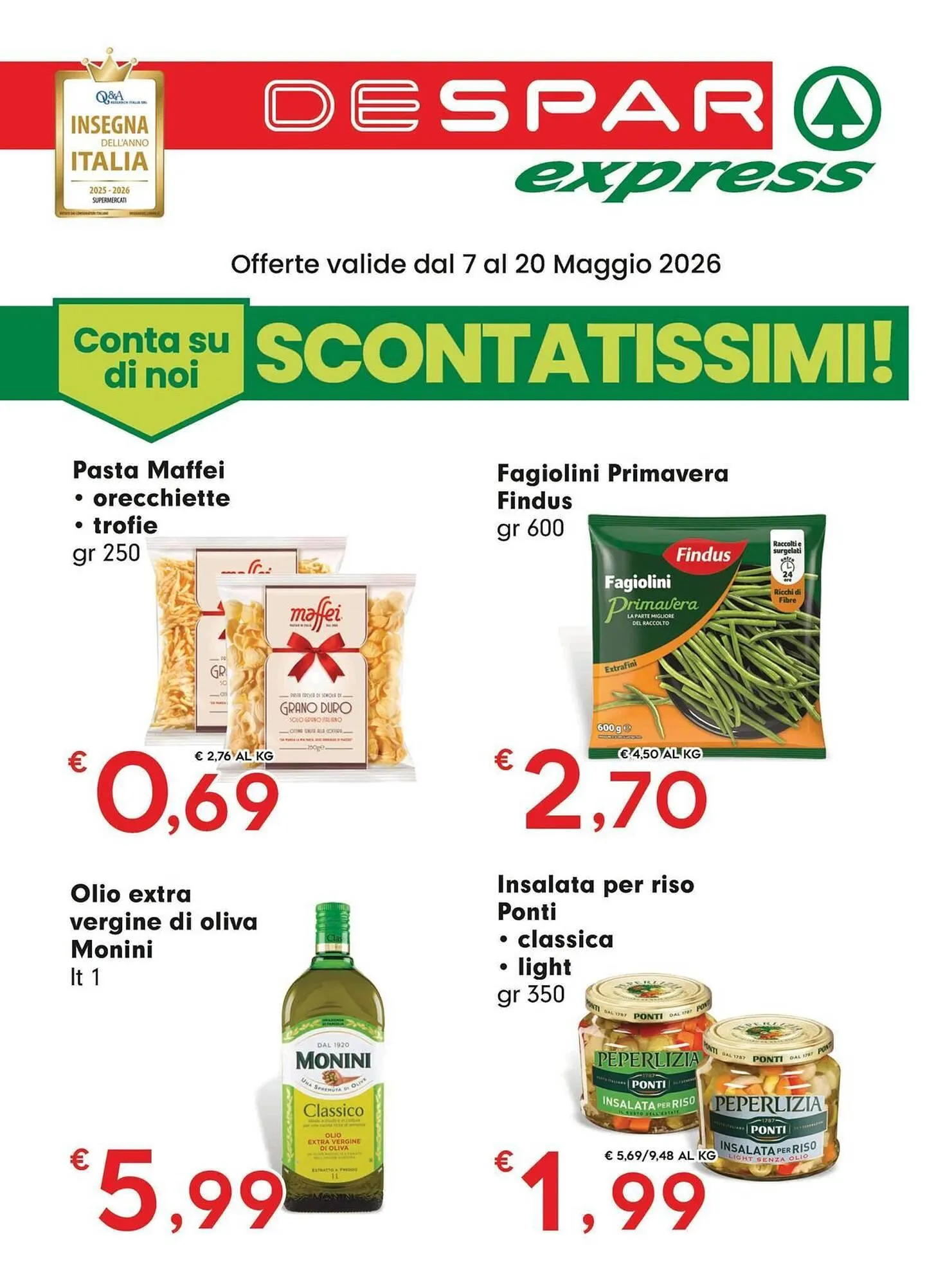 Volantino DeSpar Express da 7 maggio a 20 maggio di 2026 - Pagina del volantino 1