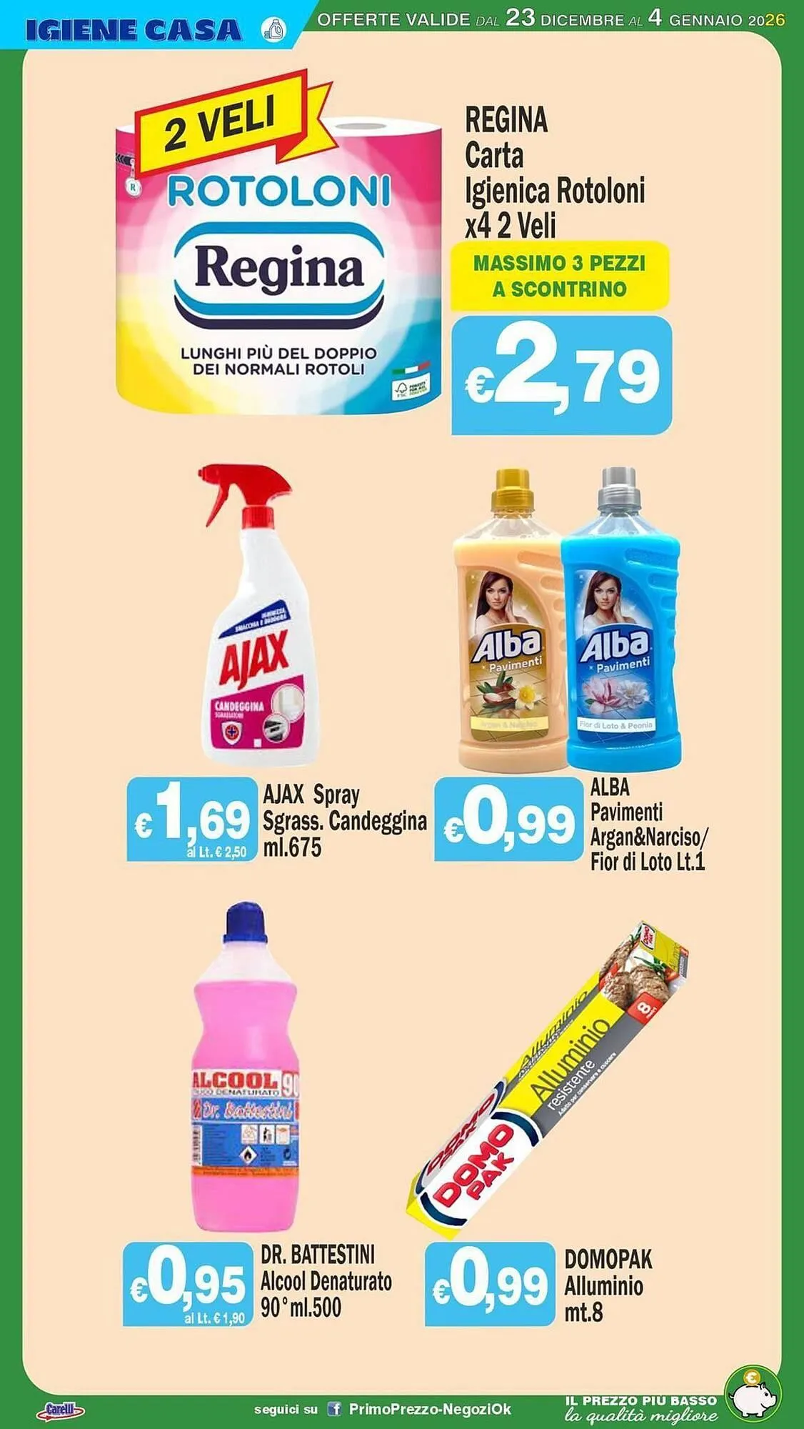 Volantino Primo Prezzo da 23 dicembre a 4 gennaio di 2026 - Pagina del volantino 14