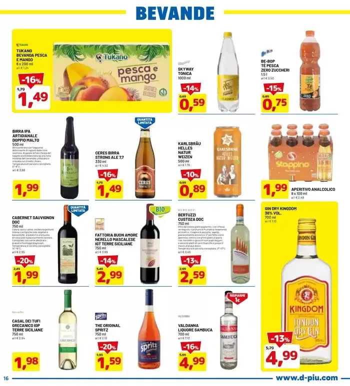 Sotto costo da 27 marzo a 5 aprile di 2025 - Pagina del volantino 16