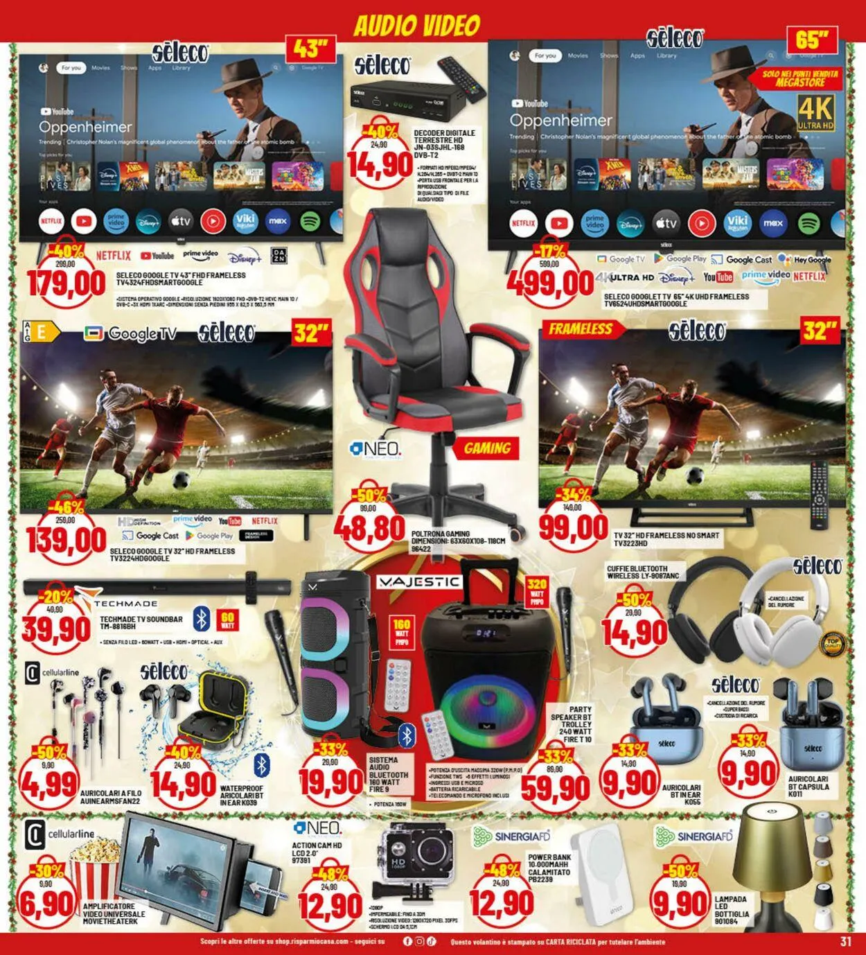 Risparmio Casa Volantino attuale da 26 novembre a 20 dicembre di 2025 - Pagina del volantino 31