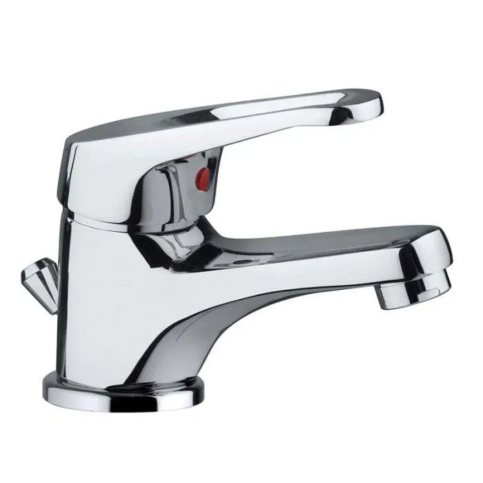 Paini Rubinetto miscelatore lavabo bagno serie ginevra, finitura cromata 1" 1/4