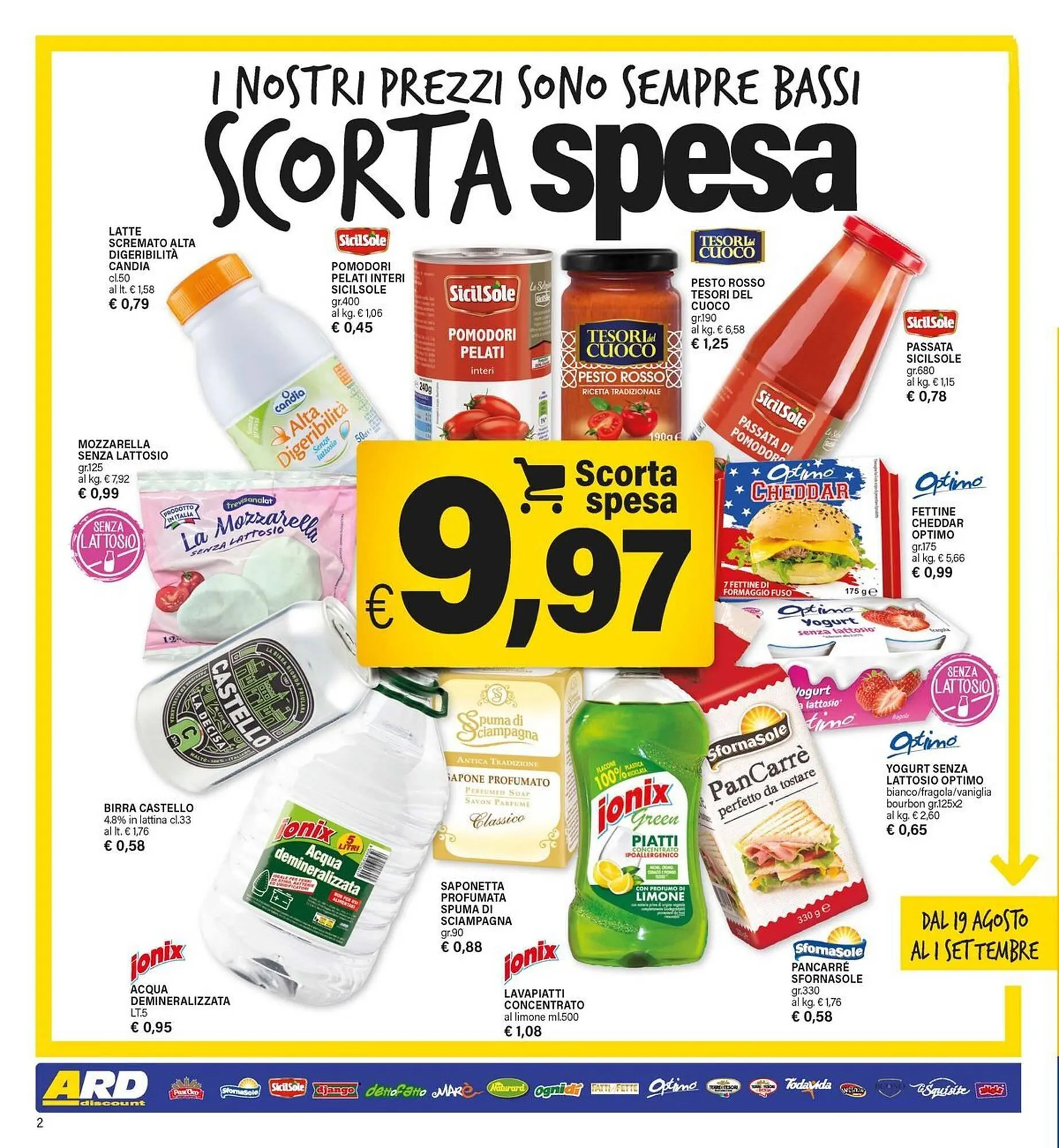 Volantino Ard Discount da 19 agosto a 1 settembre di 2024 - Pagina del volantino 2
